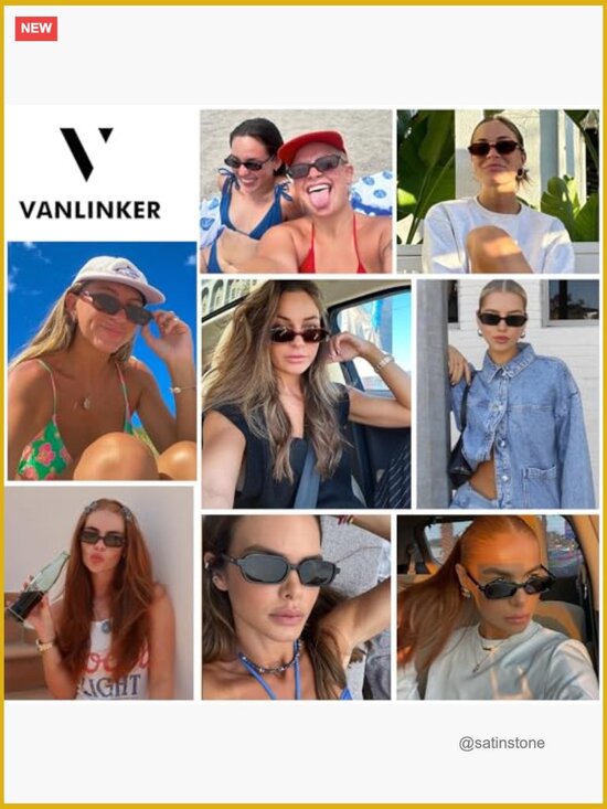 Retro Rectangle Polarized Sunglasses with UV400 Protection main image 5
